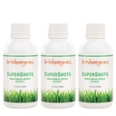 Dr Wheatgrass (paquet de 3) Supershots( 30 jours d'approvisionnement) - Extrait de blé dans une bouteille, plus forte que le jus et la poudre de blé frais