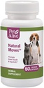 PetAlive Natural Moves - Alle natürlichen Kräuterergänzung fördert Bowel Gesundheit und Regelmäßigkeit in Katzen und Hunden - 60 Veggie Caps
