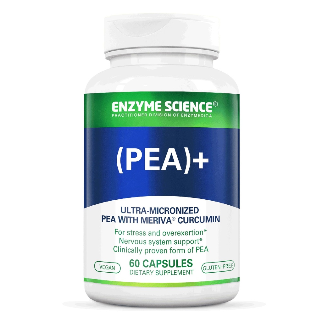Enzym Wissenschaft Pea + Kurkumin-Ergänzung für physiologische Unterstützung hilft Nervous, Immune, & Muskelsysteme - 60 Kapseln