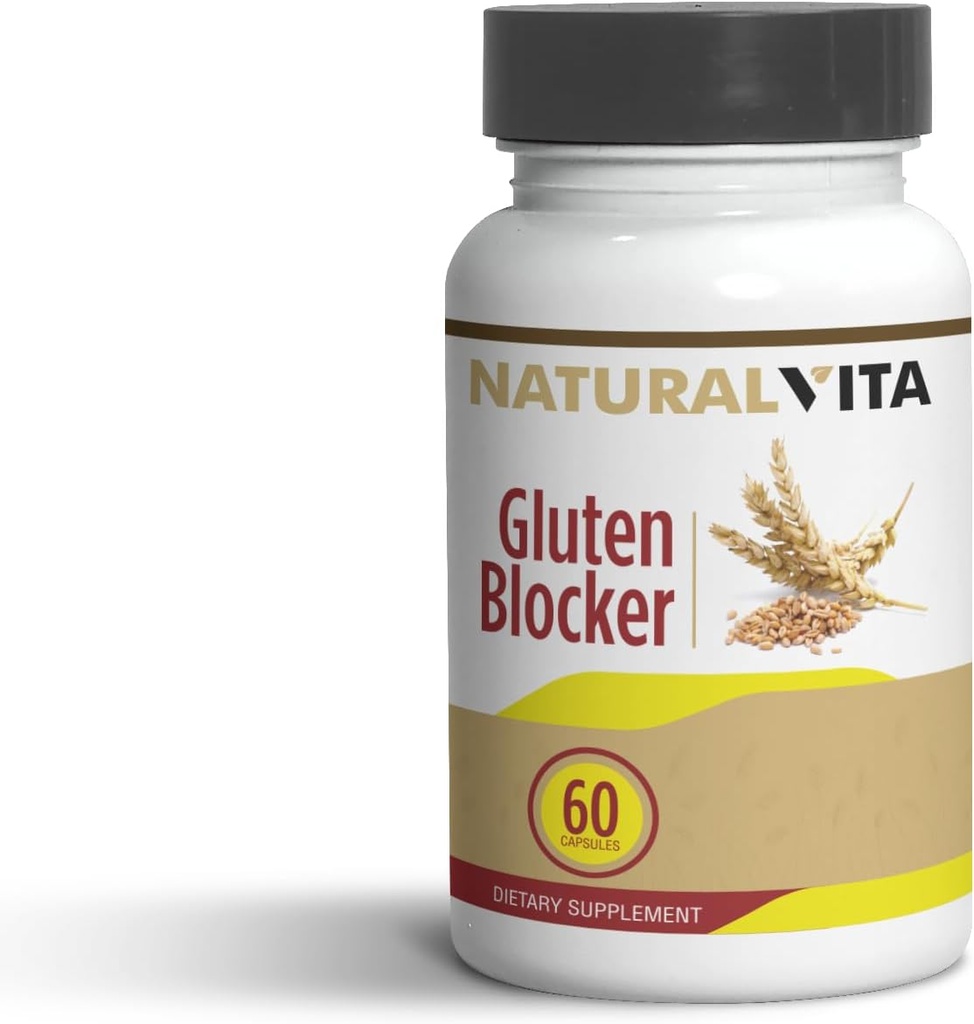 Gluten Blocker, 60 Kapseln, Enzym-Mix für Lebensmittel-Intoleranz, Digest wih Ease, Fast Relief.