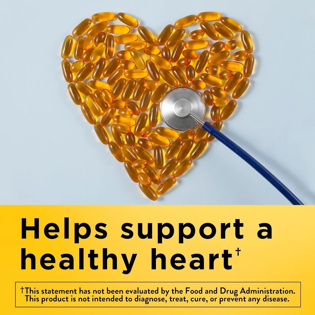 Nature Made Fish Oil Softgels - Omega 3 Supplement für Herzgesundheit, 230 Softgels, 115 Tage Versorgung (Pack von 2)