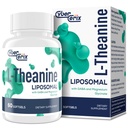 Liposomale L-Theanine 500mg, Complexe avec GABA 200mg & Magnésium 100mg, Supplément de force supplémentaire pour calme, relaxation et focus, sans gluten - 60 Capsules