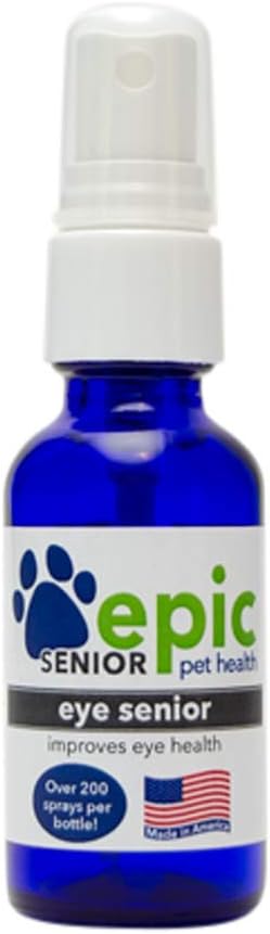 Eye Senior - All Natural Liquid Spray Supplement für ältere Tiere - Stoppen Sie den Aging-Prozess - Bessere Sicht - Mist über Augen und setzen Sie in Lebensmittel und Wasser (1 oz)