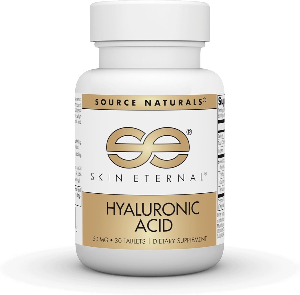 Quelle Naturals Haut Eternal Hyaluronsäure, 50mg - 30 Tabletten