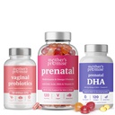 Mutter Versprechen Vaginal Probiotika + Pränatale DHA & Pränatale Vitamin Gummies Bundle