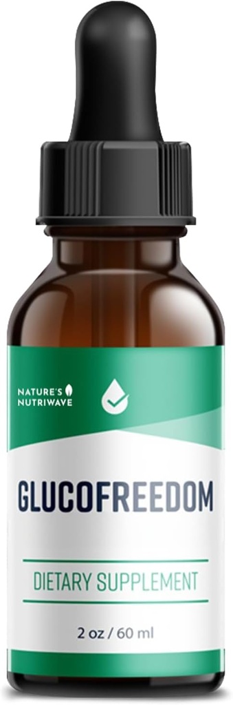 GlucoFreedom Supplement Drops – Pflanzenbasierte flüssige Mischung mit Astragalus & Grape Seed – Non-GMO, GMP-zertifiziert, Made in USA – 2oz, 60ml, 1 Monat Versorgung