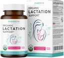USDA Organic Lactation Supplement - Erhöhung der Milchversorgung mit pflanzlicher Stillhilfe - Hilfe für Mütter - Organisch: Fenugreek Seed, Fennel & Milk Thistle - 60 Vegan Kapseln (Keine Pillen oder Cookies)