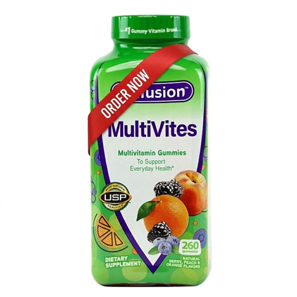 Vitafusions Multivites Gummies 260 ct, Soutien santé quotidienne - (Pack de 1) Sept jours Pills cas inclus