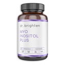 Dr. Brighten Myoinositol Plus - Rapport établi par le médecin du Myo- et du D-Chiro-Inositol pour soutenir les symptômes du PCOS, l'équilibre hormonal, la fonction ovarienne saine et les cycles menstruels réguliers