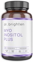Dr. Brighten Myoinositol Plus - Rapport établi par le médecin du Myo- et du D-Chiro-Inositol pour soutenir les symptômes du PCOS, l'équilibre hormonal, la fonction ovarienne saine et les cycles menstruels réguliers