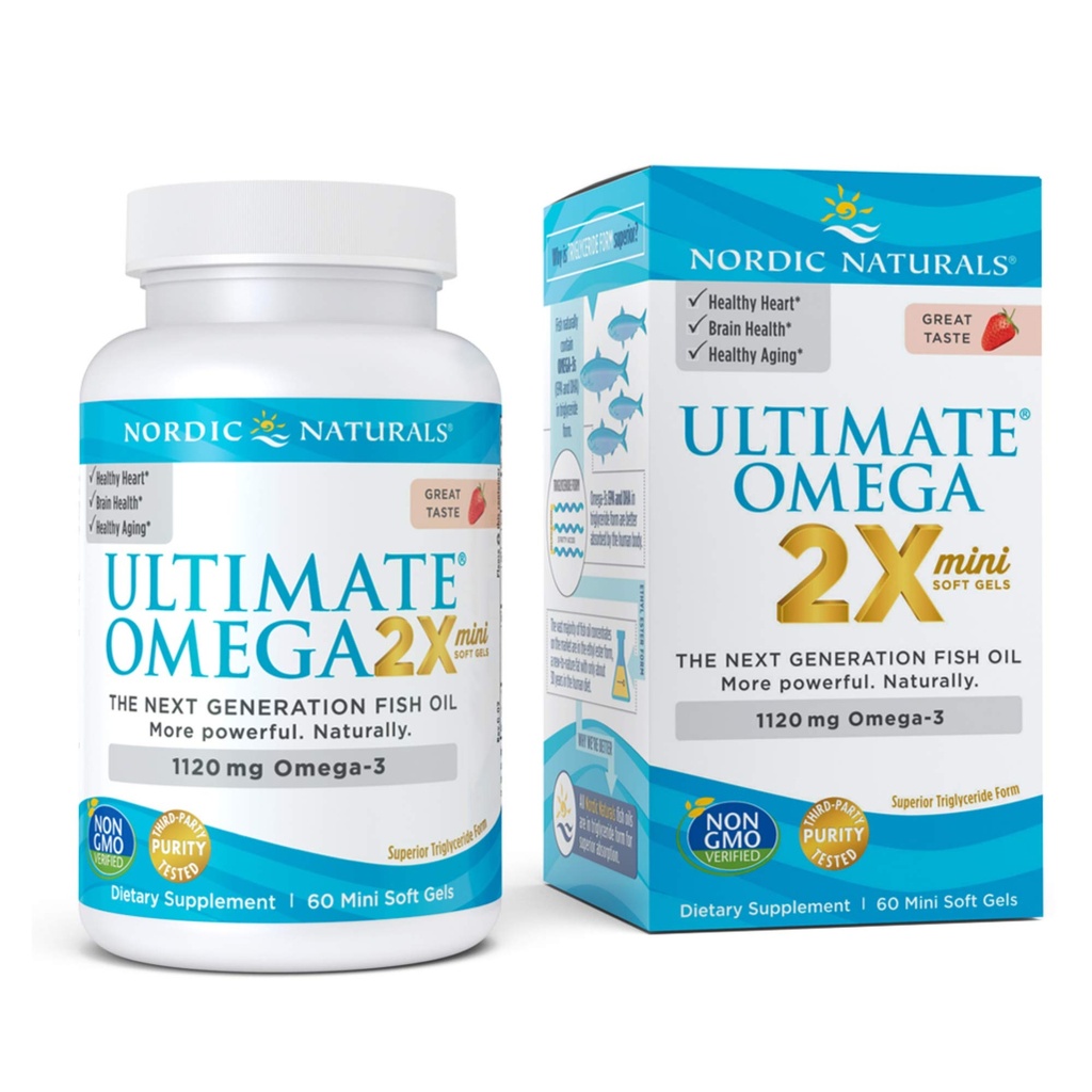 NATURAUX NORDIQUES Ultimate Omega Minis, 60 CT