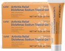 Curist Diclofenac Arthritis Cream Gel 1% (3 Röhren von 150g)- Stoppen Sie Schmerzen in Handgelenken, Füße, Ellenbogen, & Knöchel. Hand Arthritis Schmerzlinderung & Knie Arthritis Schmerzlinderung (3 Packung, 5,29 oz ea.)