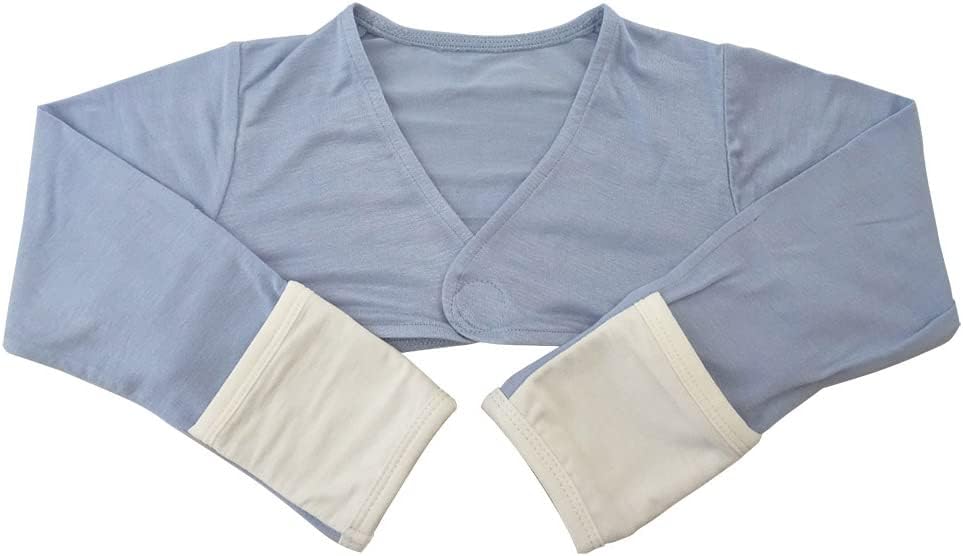 Zink-Filled Rayon Eczema Face Anti-Scratch Sleeve Cover Weste (24Months Bule)