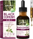 100% natürliche Kräutertropfen, schwarzer Cohosh Extrakt für Hormon Balance, Menopause Unterstützung & PMS Relief. 2oz