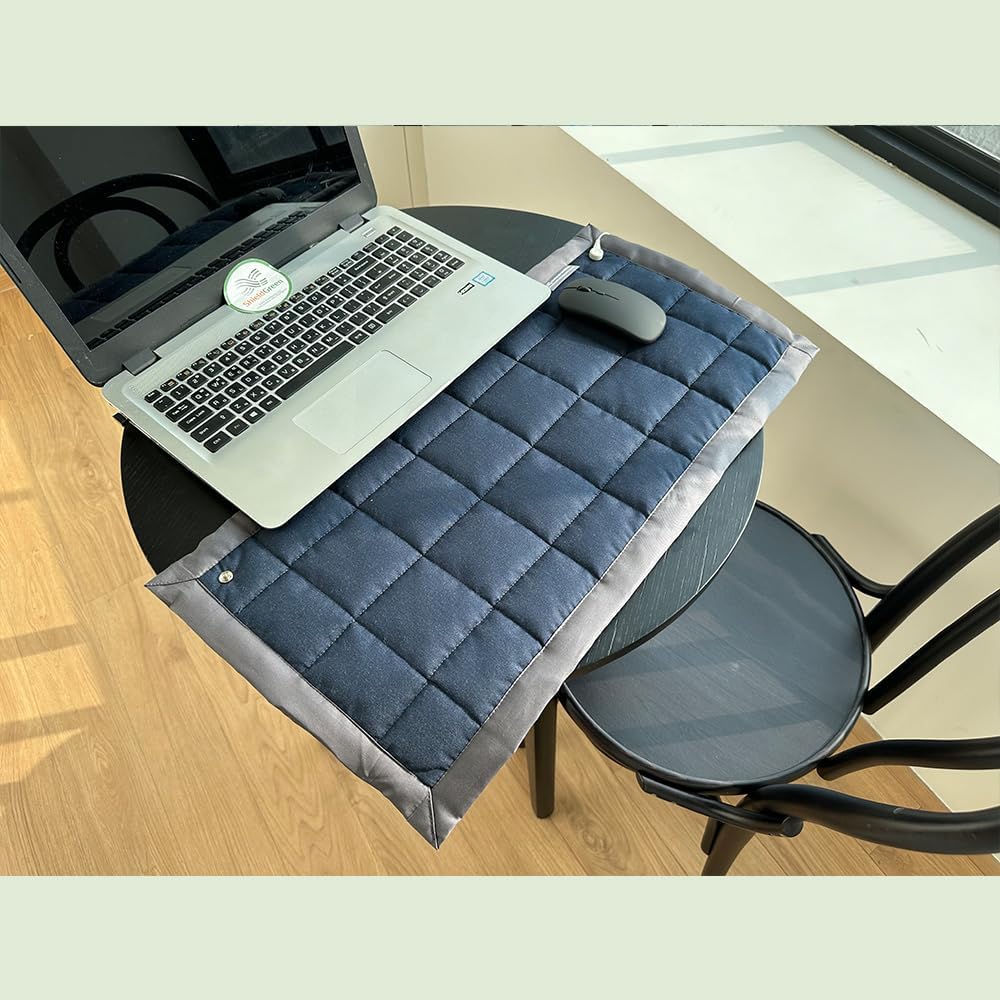 Écrasement de tissu en acier inoxydable, 24x16 pouces (Navy)
