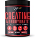 Lean 180 | Beste Kreatin-Monohydrat-Ergänzung | 100% reines Pulver | Verbesserte sportliche Leistung, Muskel, Erholung, Gehirn-Funktion | Glutenfrei, Lab getestet, Unflavored - (60 Servierungen)