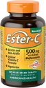 Ester-C American Health mit Citrus Bioflavonoids Vegetarische Tabletten, 24-Stunden Immununterstützung, Gentle on Stomach, Non-Acidic Vitamin C, Non-GMO, Glutenfrei, Vegan, 112 Servierungen, 500 mg, 225 Zähler