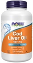 JETZT Nahrungsergänzungsmittel, Cod Liver Oil 650 mg, Ausgezeichnete Quelle der Vitamine A und D-3, 250 Softgels