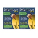 Wellgenix Menocet Plus Menopause Support - All-in-One Menopause Supplement - Daily Relief Feminine Care - Hot Flashes, Night Sweats, Mood Swings & Irritability - 30 Tablets (Pack von 2)