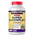 Kirkland Signature Super B-Complex avec électrolytes, 500 comprimés (4 pack)