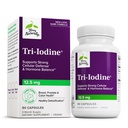 Terry Natürlich Tri-Iodine - Unterstützung Schilddrüsengesundheit - Aids Hormon Balance mit molekularem Jod von Kelp - Eigenschaften Kalium-Iodid & Natrium-Iodid - Gehirn & Energie-Unterstützung - 12.5mg, 90 Kapseln
