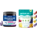 Venture Pal Feuchtigkeitsspendende Magnesium Lotion & Zucker Kostenlose Elektrolyt-Pulver-Packets(16 Sticks)