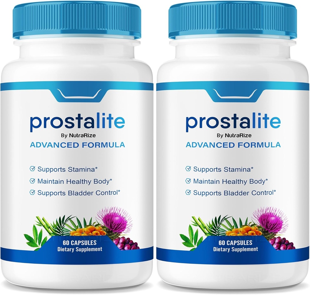 (2 Pack) Prostalite Kapseln, Prostalite Prostate Support Supplement, Prostalite All-Natural Supplement für mehr Kontrolle, Prostalite Maximum Strength Pills, Prosta lite Bewertungen (120 Kapseln)