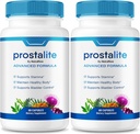 (2 Pack) Capsules de la Prostalite, Supplément Prostalite Prostate, Supplément Prostalite tout naturel pour plus de contrôle, Pilules de la Prostalite Maximum Strength, Avis Prosta lite (120 Capsules)