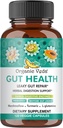 Bio Veda Marshmallow Turmeric Gut Supplement - Digestion Health, Leaky Gut Repair & Cleanse Support - Papaya Verdauungsenzyme, Prebiotics, L-Glutamin, Green Banana, Psyllium Husk - 120 Kapseln