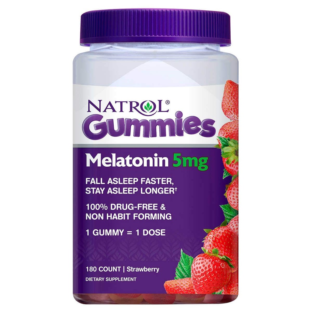 Natrol Mélatonine 5 mg 180 Gummies