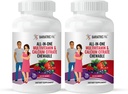 BariatricPal All-in-ONE Chewable Multivitamin mit Calcium Citrat & Eisen - Mischbeere (60-Day Supply)