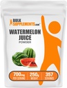 BulkSupplements.com Poudre de jus de pastèque - de fruits de pastèque, poudre de fruits, supplément d'hygiène - 700mg par portion, 250g (8,8 oz) (paquet de 1)