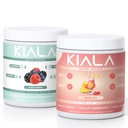 Kiala Nutrition Super Greens, Bio Greens Powder, Spirulina & Chlorella Superfood Powder, Sugar & Gluten Free Vegan, Spectra Blend, Mixed Berry & Miami Vice, 2 Pack