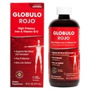 Globulo Rojo Eisenergänzung - Flüssige Nahrungsergänzung mit hochpotenzhaltigen Eisen & B Vitaminen (Vegan) (16 Fl Oz (Pack von 1))