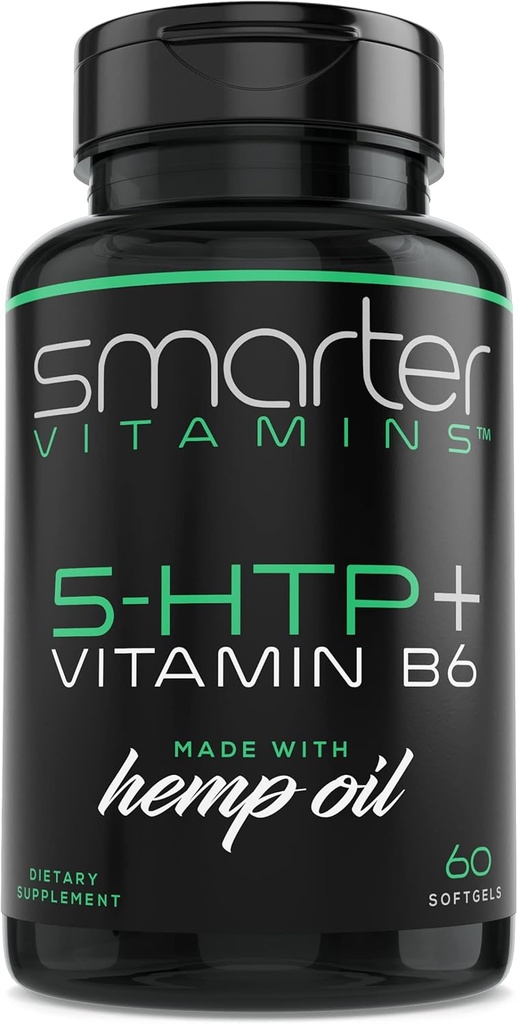 200mg 5-HTP + Vitamin B6, Extended Time Release, 60 Softgels, 30 Servietten