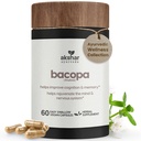 AKSHAR Ayurveda - Supplément Bacopa 500mg Brahmi, Système de rajeunissement, pilules Bacopa pour soutenir la fonction cognitive pour les adultes, Bacopa Monnieri sans cruauté végétalienne (60 comte)