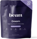 Beam Dream Sleep Powder, L-Theanin, Apigenin, Reishi und Magnesium, Third Party Tested Natural Sleep Aid & Sleep Supplement for Deep Sleep, Relaxation and Recovery, Natural Sleep Support, 22 Servings