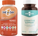 Bundle of One A Day Multivitamin for Women 200 Count and One A Day Cognitive Supplement, 30 Capsules