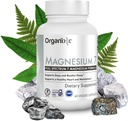 Organixx Magnesium-Glycinat-Ergänzung zur Unterstützung Schlaf, Muskel & Herz Gesundheit, 7 Typ Magnesium-Komplex mit Vitamin B6, Mangan-Zitrat, Glutenfrei, Vegan, Non GMO, hohe Absorption, 60 Kapseln