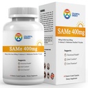 7c Sam e 400mg Supplement (S-Adenosylmethionin), Vitamin B6, B12 Hinzugefügt, um die gleiche Wirksamkeit zu verbessern, Stimmung und Joint Comfort, Vegan, Non-GMO, Gluten-Free, 60 Enteric beschichteten Kapseln