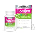 Florajen Kids Probiotic - Aide quotidienne Gut & Immune pour les enfants 6 mois et plus - Constipation, Bloating, & Digestive Relief - Réfrigéré pour la fraîcheur et la puissance - 60 capsules