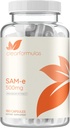 Bioactive SAM-e 500mg - Hochfeste SAM-e Ergänzung mit biologisch aktivem S,S Form für Leber- und Moodunterstützung - Vegan Non-GMO Konservierungsfrei - Made in the US (180 Servings)