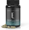 Enchanted Living Spirulina Capsules - 90 x 500 mg, Superaliment à base de plantes de haute puissance, suppléments, capsules non-OGM vegetal cellulose