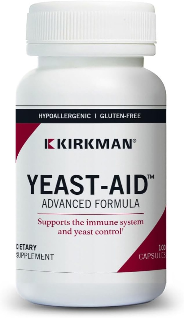 Kirkman Yeast-Aid Erweiterte Formel | 100 Vegetarische Kapseln
