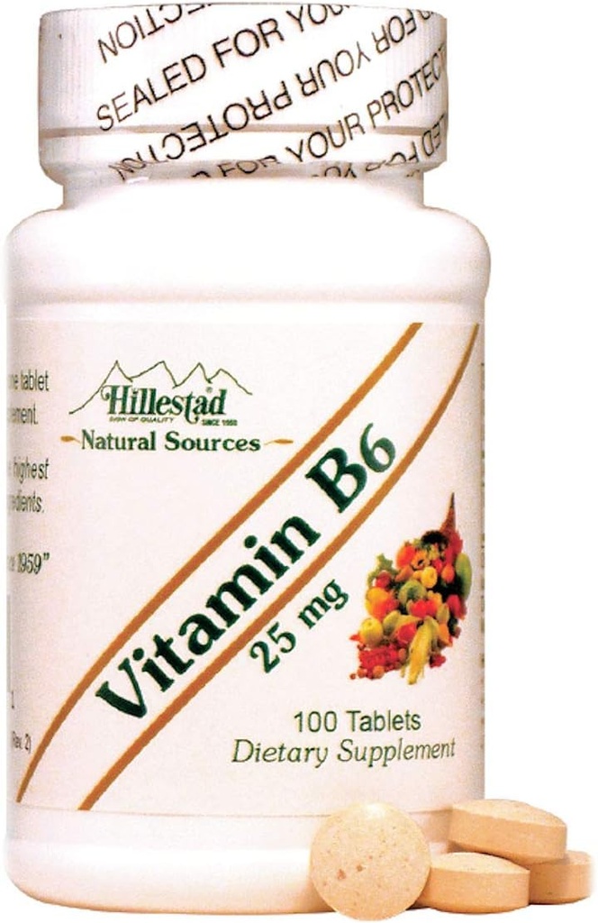 Dialyvite Hillestad Pharmaceuticals - Vitamin B6 25 mg - 100 Tabletten