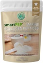 SmartPEP Hydrolized Marine Collagen Peptides Powder (100 Gramm) Wild Caught Fish, Highly Digestible Marine Collagen Supplement, Geschmacklos, Groß für Haut