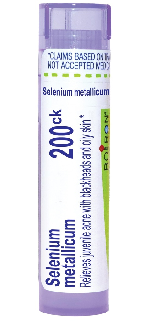 Boiron Selenium Metallicum 200Ck für Juvenile Akne mit Blackheads - 80 Pellets