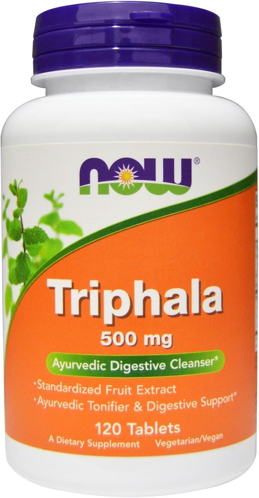 JETZT Triphala, 500 mg, 120 Tabletten (Pack von 2)