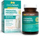 Nouri Prenatal Health Probiotic und Omega Capsules, Pränatale Probiotika für Frauen, hilft Verdauung und Nährstoffaufnahme für Mom & Baby, Nehmen Sie täglich - 30 Tage Versorgung