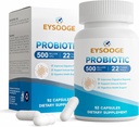 Probiotics for Women and Men, Pro Formula, Daily Probiotic Supplement, Hilft beruhigen Occasional Abdominal Discomfort & Bloating, 500 Billion CFU, 22 Strains, 52 Kapseln